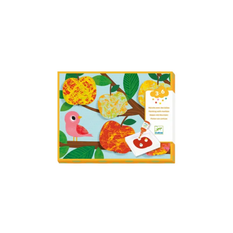 Painting Nature with  Marbles