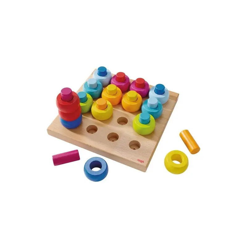 Rainbow Whirls Peg Game