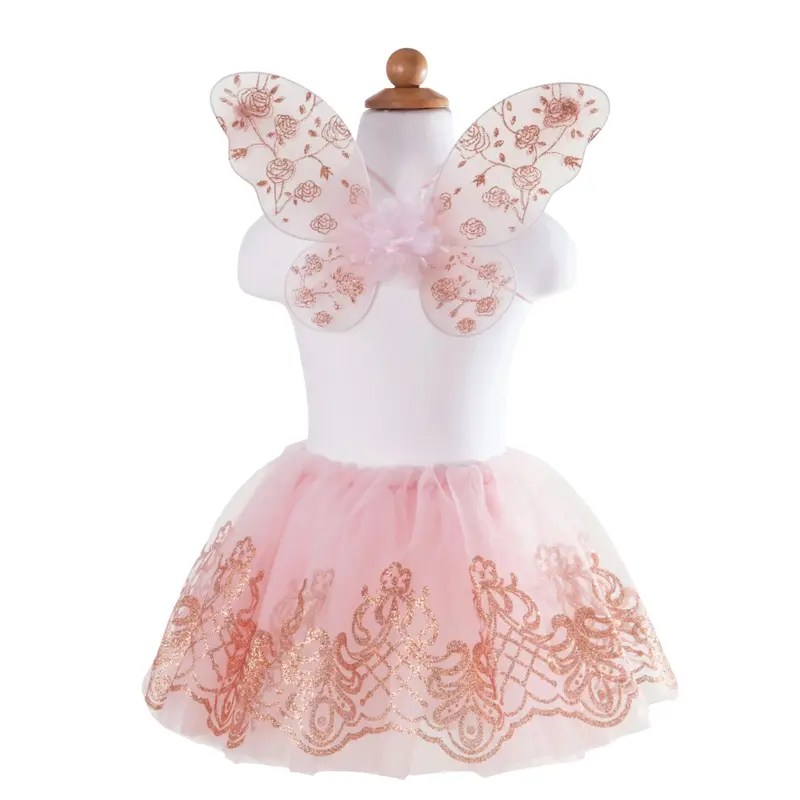 Rose Gold Tutu & Wings Set 4-6