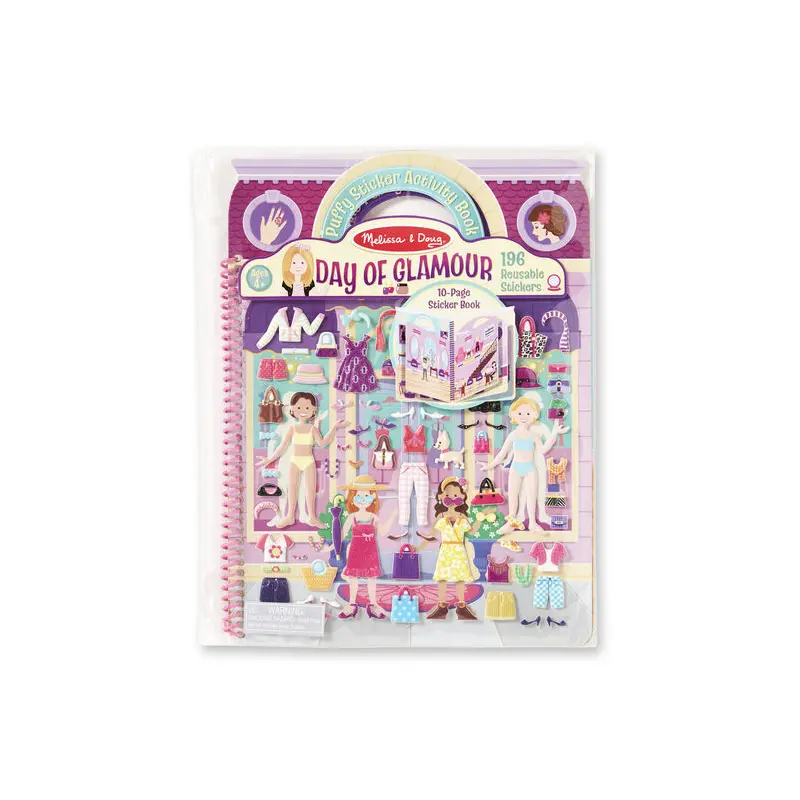 Deluxe Puffy Sticker Album - Day of Glamour