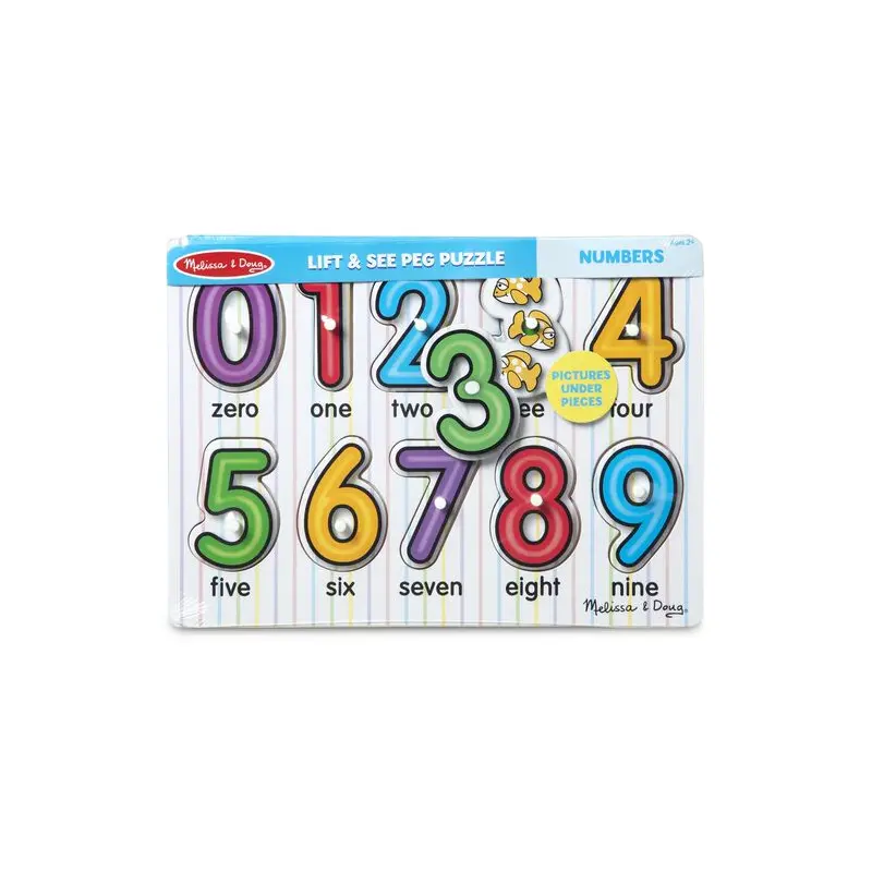See-Inside Numbers Peg Puzzle