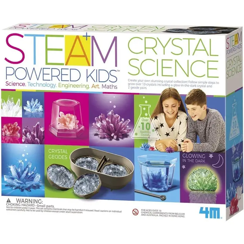 Steam Powered Kids Crystal Science Kit