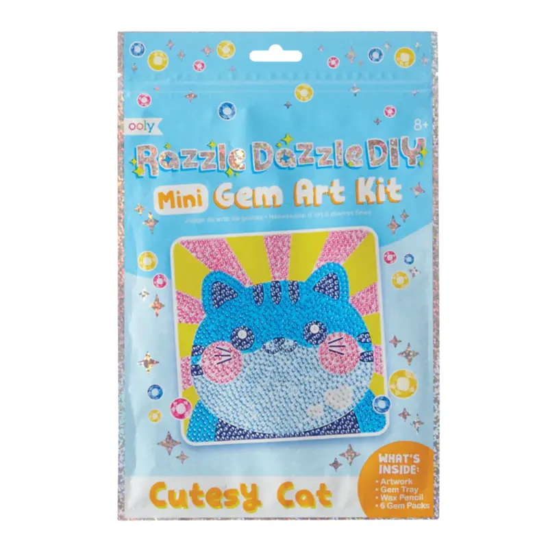 Cutesty Cat Razzle Dazzle Gem Art
