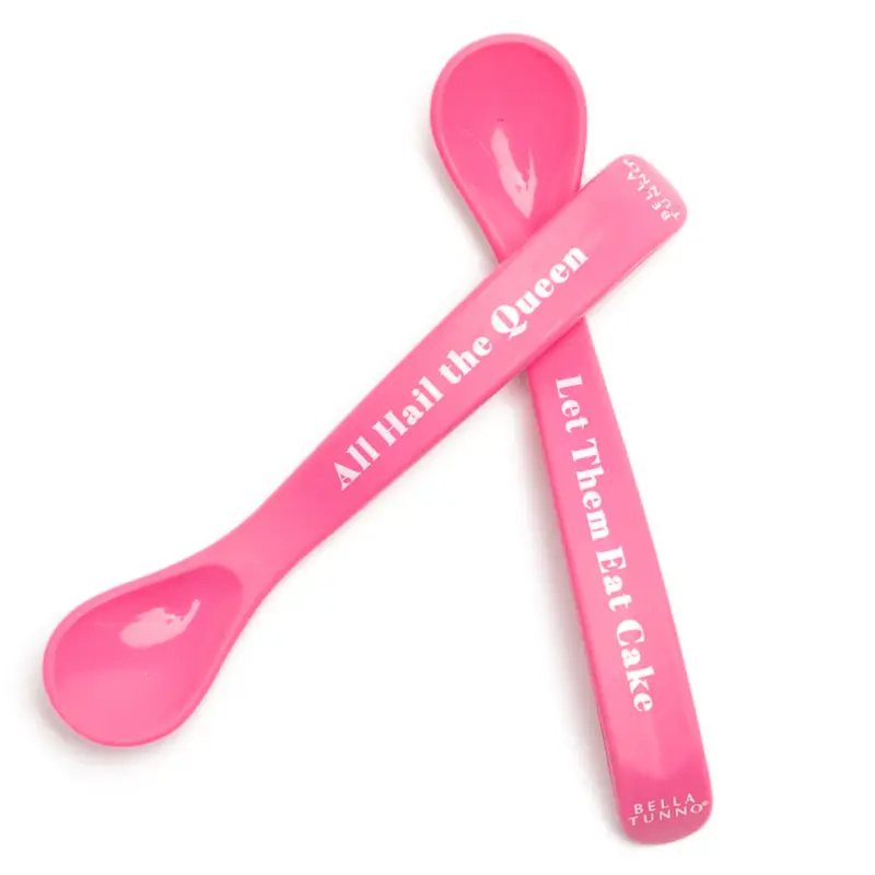 Eat Cake/Hail Queen Silicone Spoons