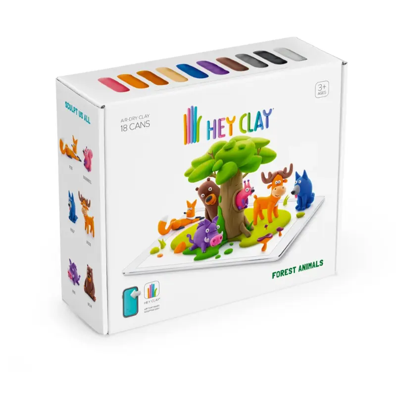 Forest Animals Hey Clay