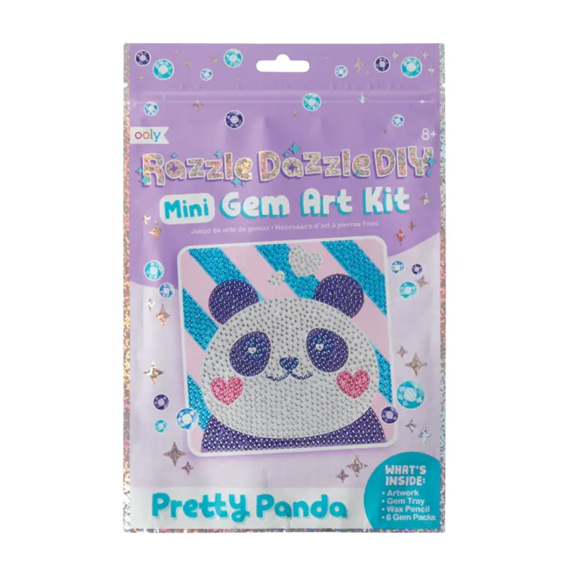 Pretty Panda Razzle Dazzle Gem Art