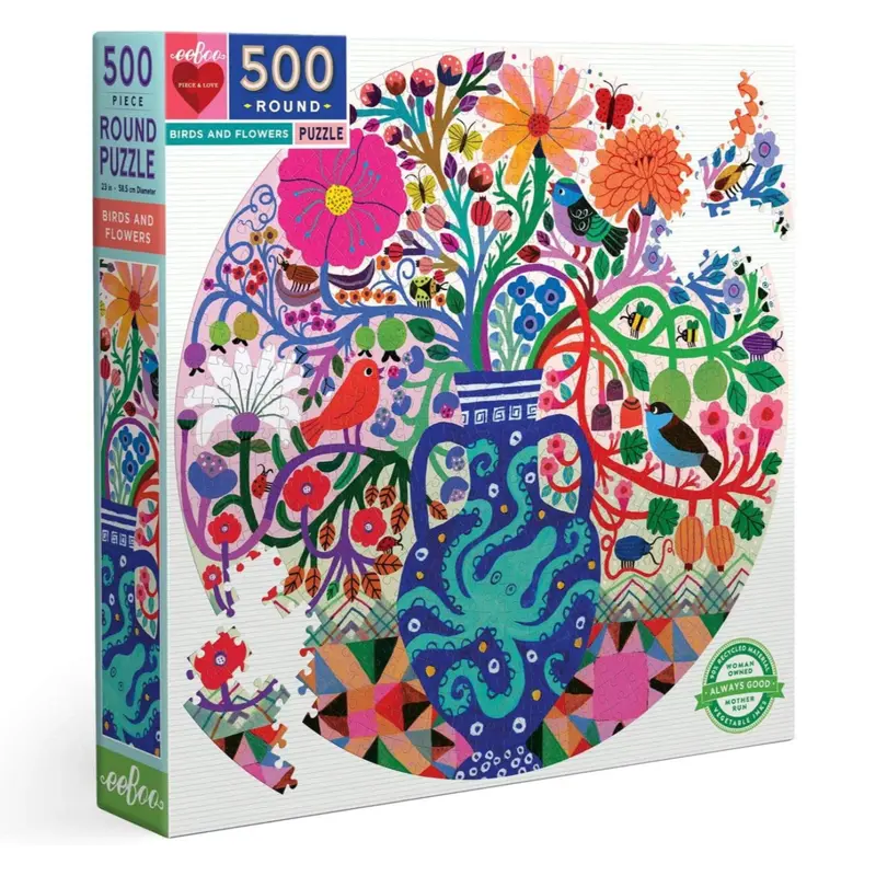 Birds and Flowers Puzzle
