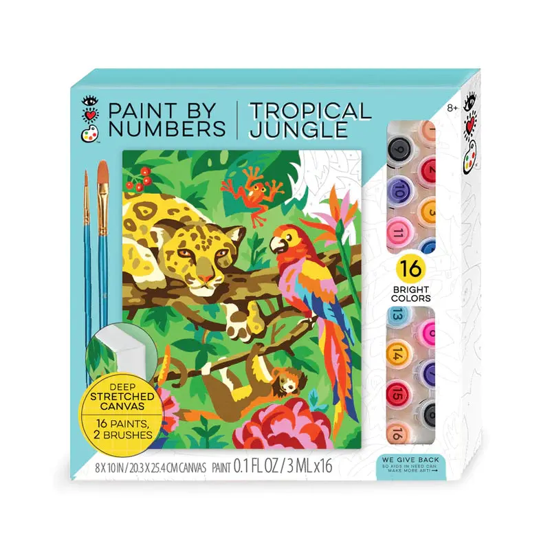 Tropical Jungle Paint by Numbers
