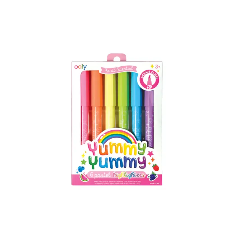 Yummy Yummy Scented Pastel Highlighters - 6 pk