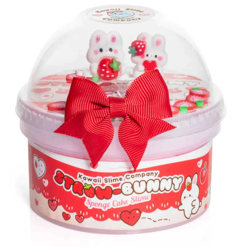 Straw Bunny Sponge Cake Slime