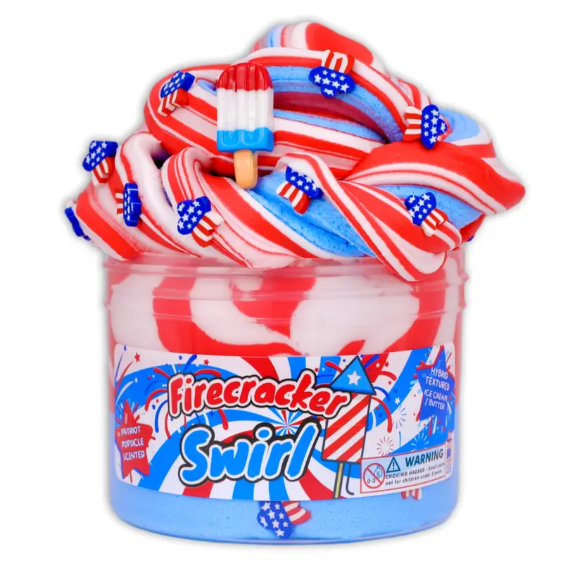 Firecracker Swirl Slime