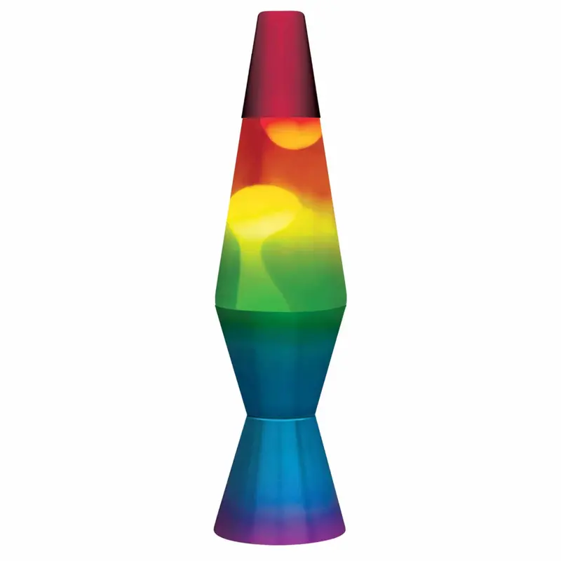 Lava Lamp Rainbow 11.5"