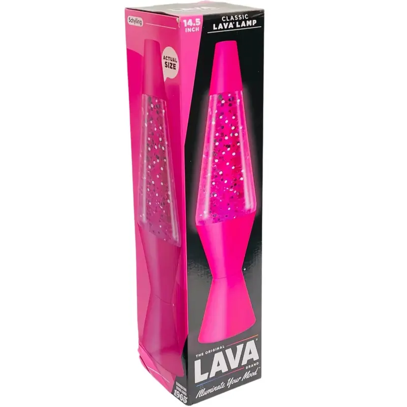 Pink Sparkles Lava Lamp