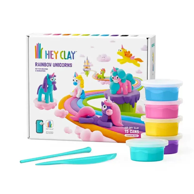 Rainbow Unicorns Hey Clay