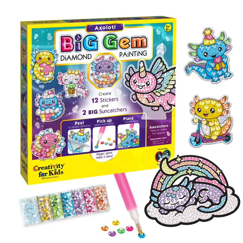 Axolotl Big Gem Diamond Painting