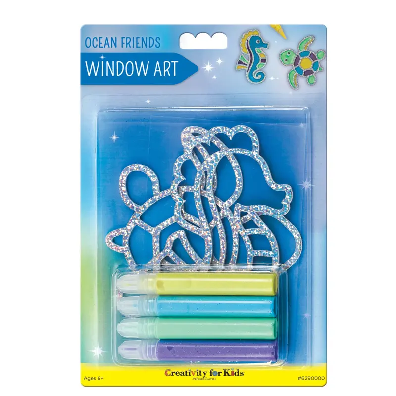 Ocean Friends Window Art