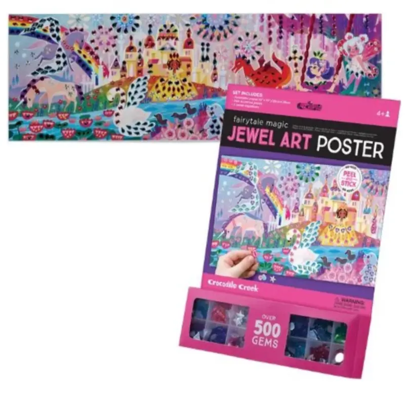 Unicorn Flowers Jewel Art