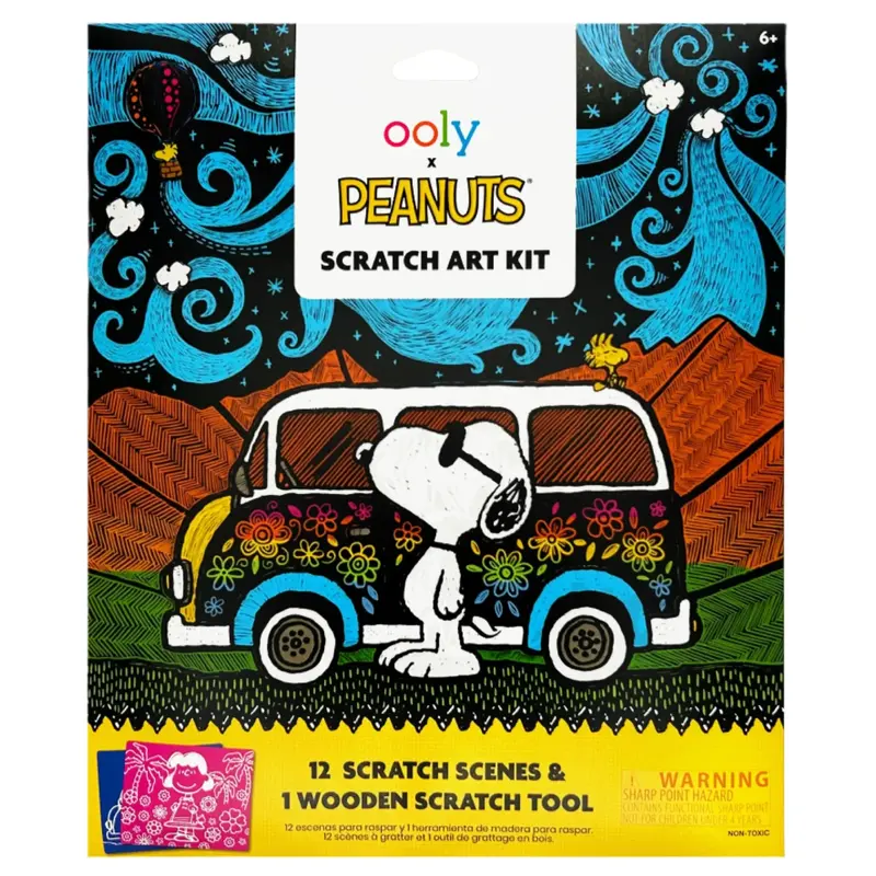 Peanuts Scratch Art Kit