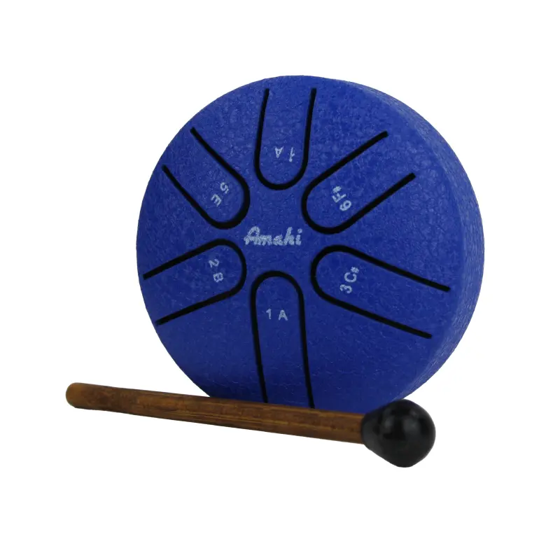 3" Steel Tongue Drum Blue