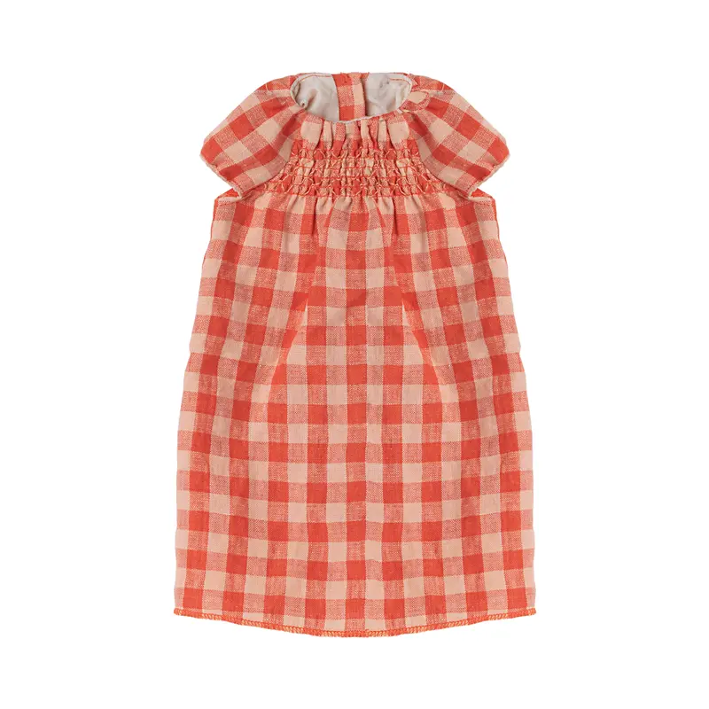 Plaid Dress, Size 5 - Red