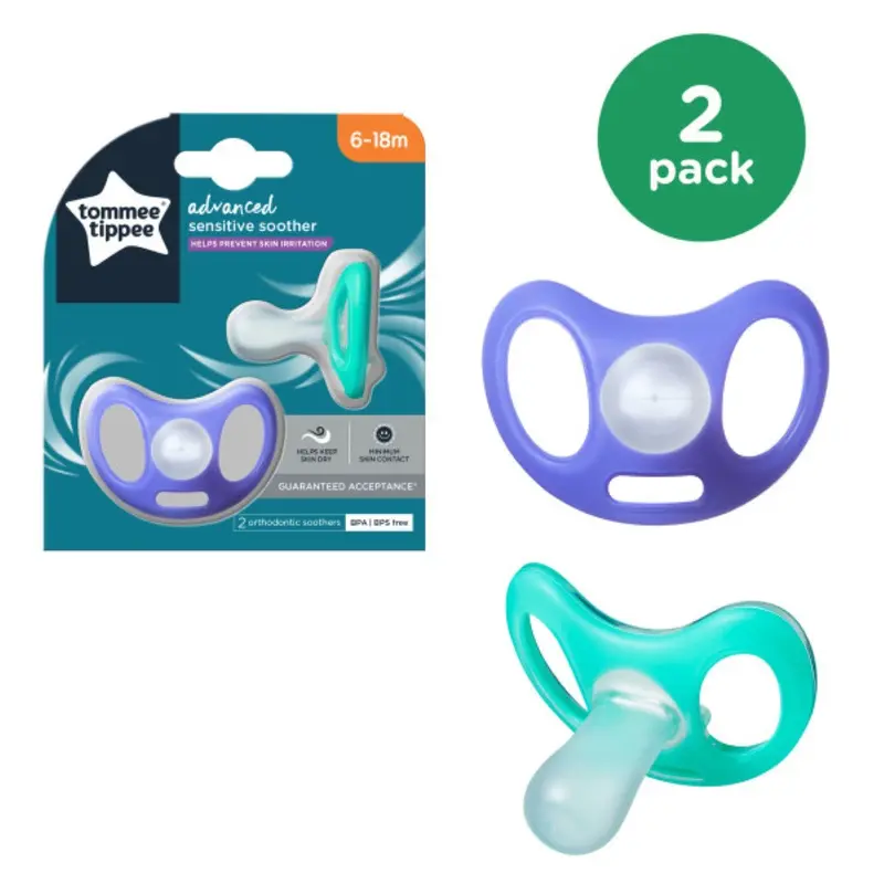 Advanced Sensitive Soothers (6-18M) - Pack of 2