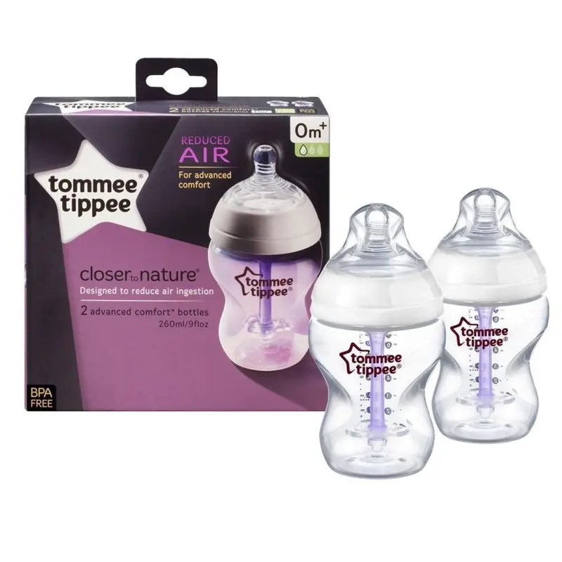Closer To Nature Advanced Comfort Bottle 0M+ Pack of 2