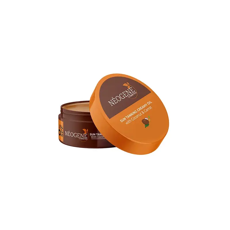Sun Tanning Oil Cream With Carrot & Coconut