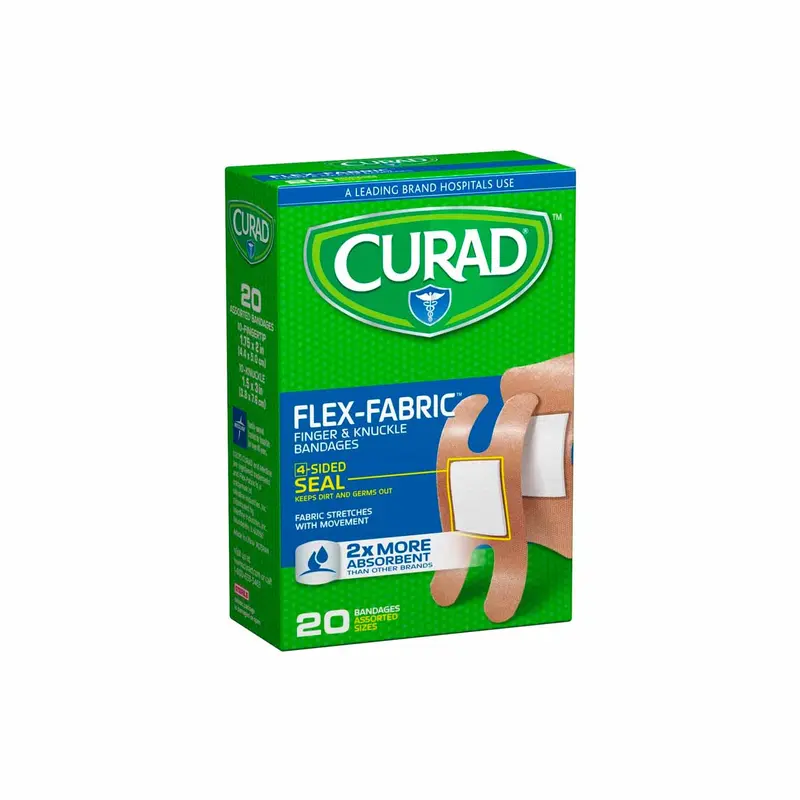 Flex-Fabric Finger & Knuckle Bandages - Box of 20