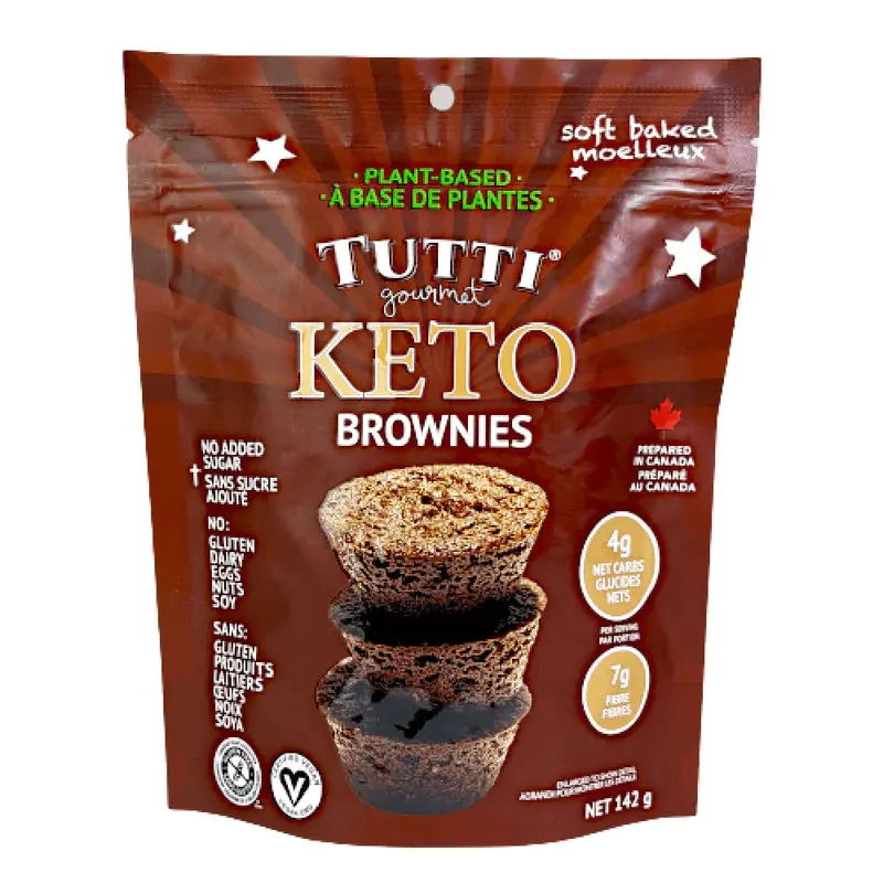 Tutti Gourmet  Vegan Keto Brownies