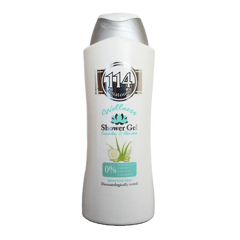 SHOWER GEL WELLNES CUCUMB ALOE 750
