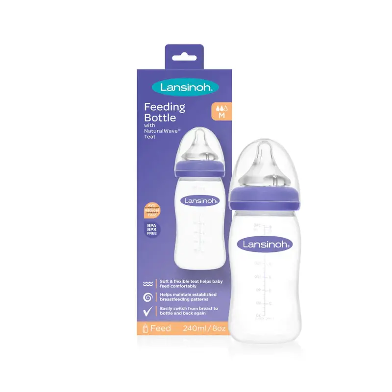 Breastfeeding Bottles with NaturalWave Nipple