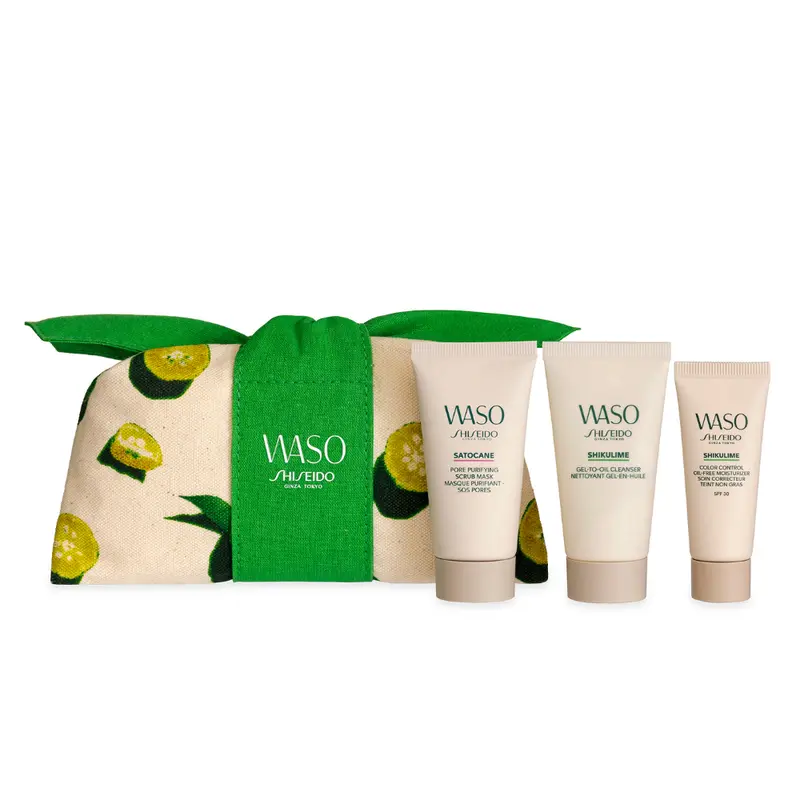 Waso Skin Perfecting Gel to oil kit