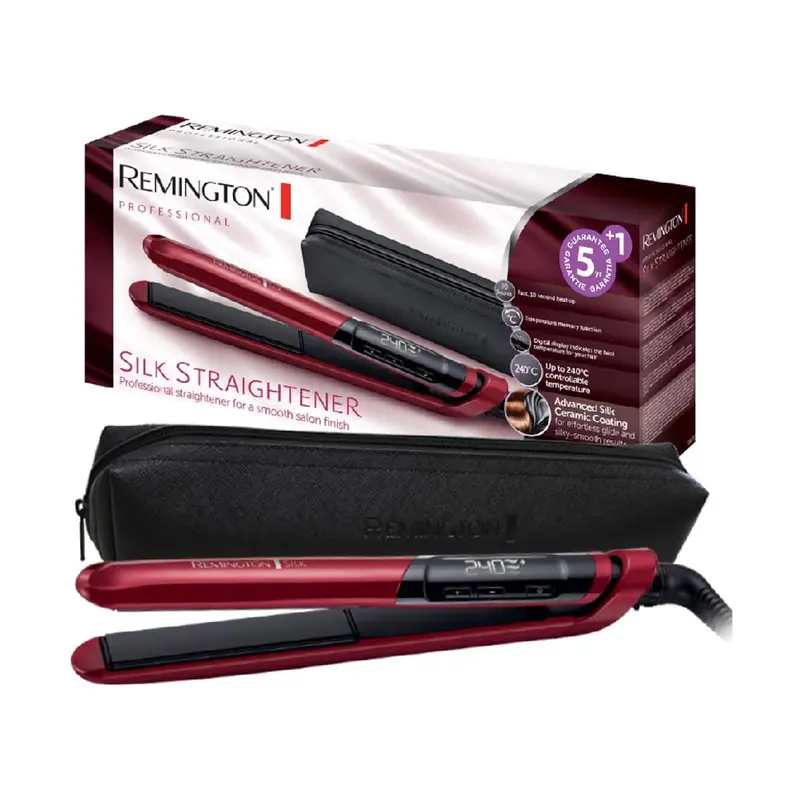Silk Straightener with Advanced Silk Ceramic Coating - Red | S9600