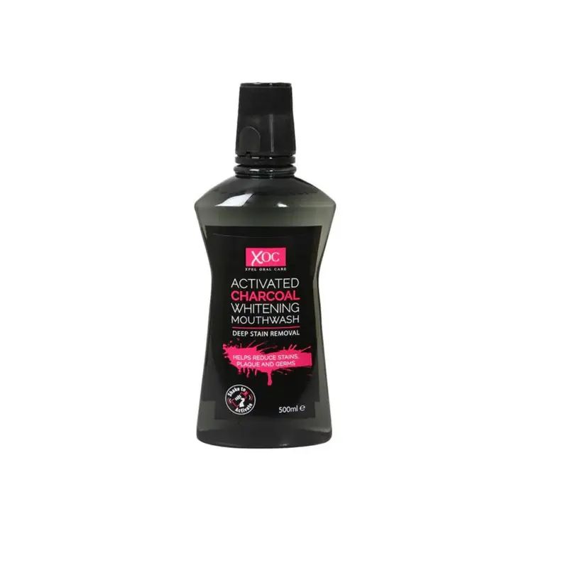 ACTIVATED CHARCOAL WHITENING MOUTHWASH 500ML