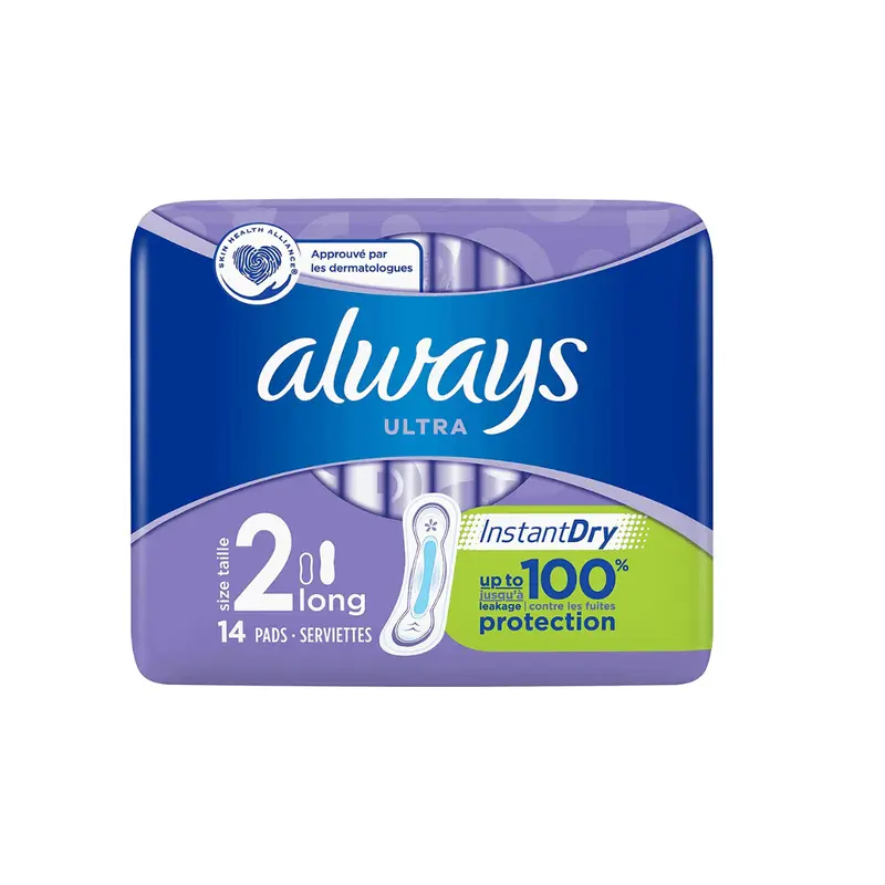 Always Ultra Long (T2) Sanitary Towels x 14