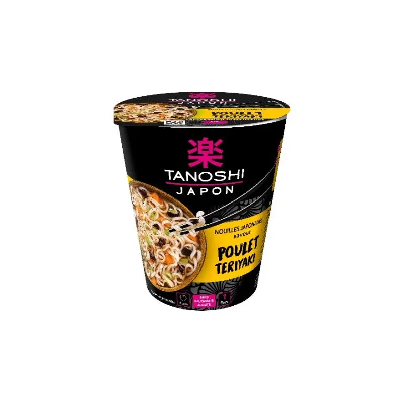 Tanoshi Nouilles Poulet Teriyaki 65g