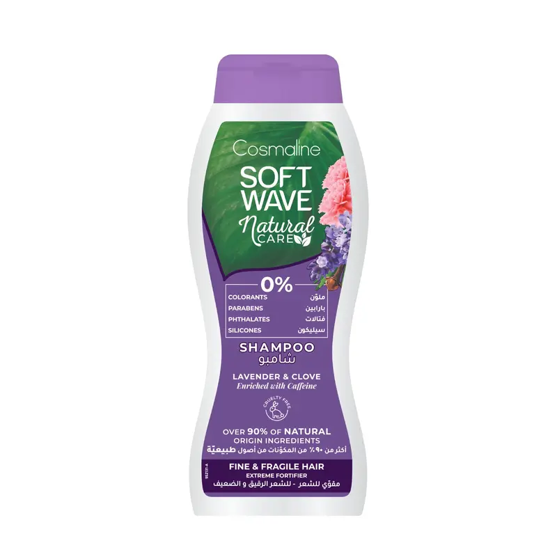 Soft Wave Natural Care Shampoo Fine & Fragile Hair 400ml