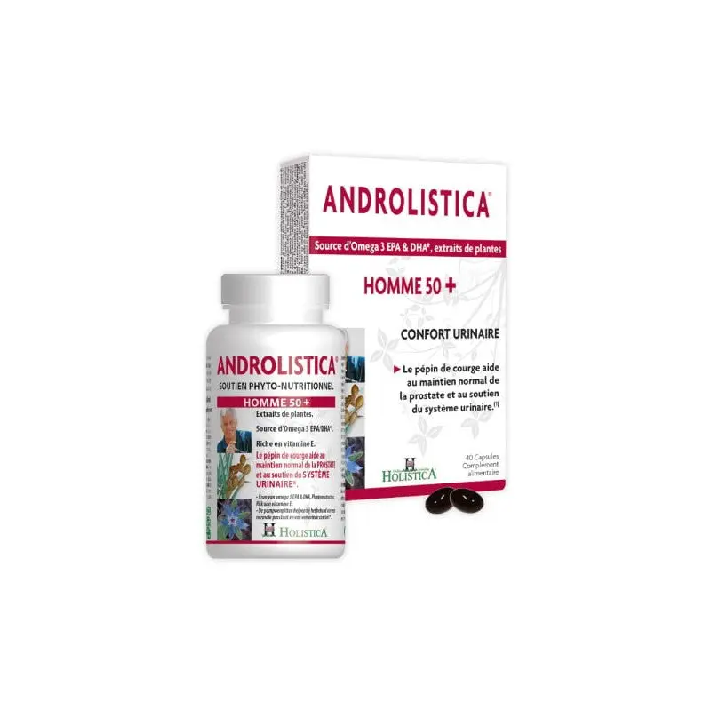 ANDROLISTICA HOMMES 50+ MAINTIEN DE LA PROSTATE 40 CAPSULES