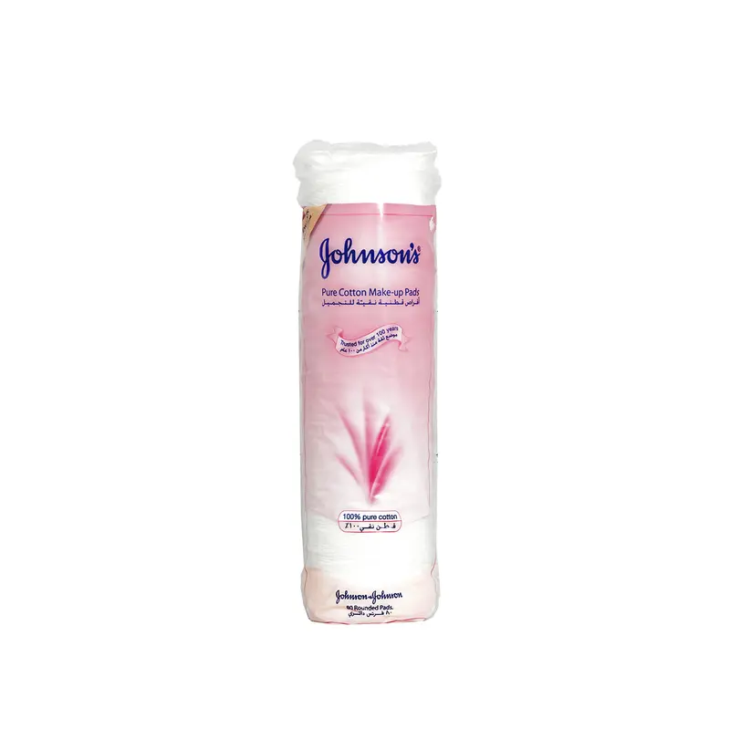 Johnsons Pure Cotton Make up Pads 80