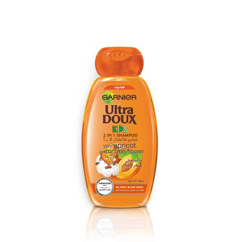 Ultra Doux Children with Apricot & Cotton Flower Shampoo 2 in 1
