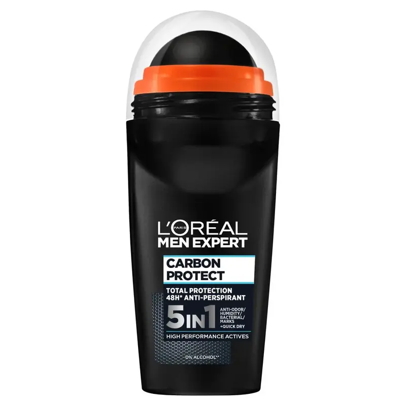 Men Expert Carbon Protect 5 in 1 Total Protection Deodorant Roll-On