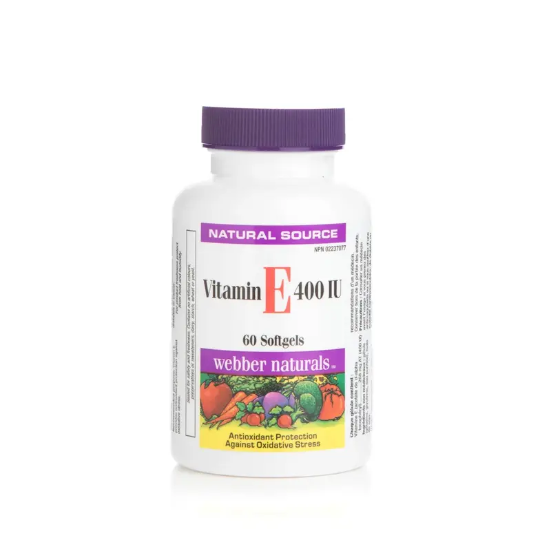 Vitamin E Natural Source 400ui 60 Cap