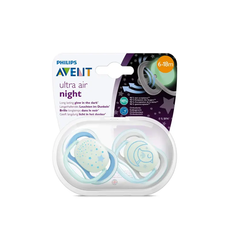 Ultra Air Pacifier Blue - Pack of 2