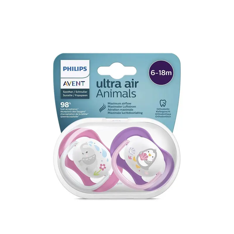 Ultra Air Pacifier 6-18M - Pack of 3