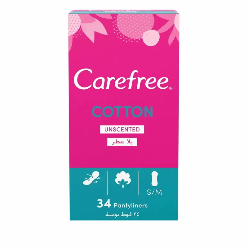 Unscented Cotton Feel Panty Liners