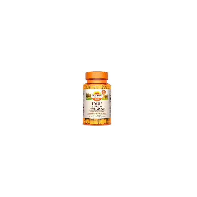 Sundown Folate 1,333mcg DFE / Folic Acid 800mcg