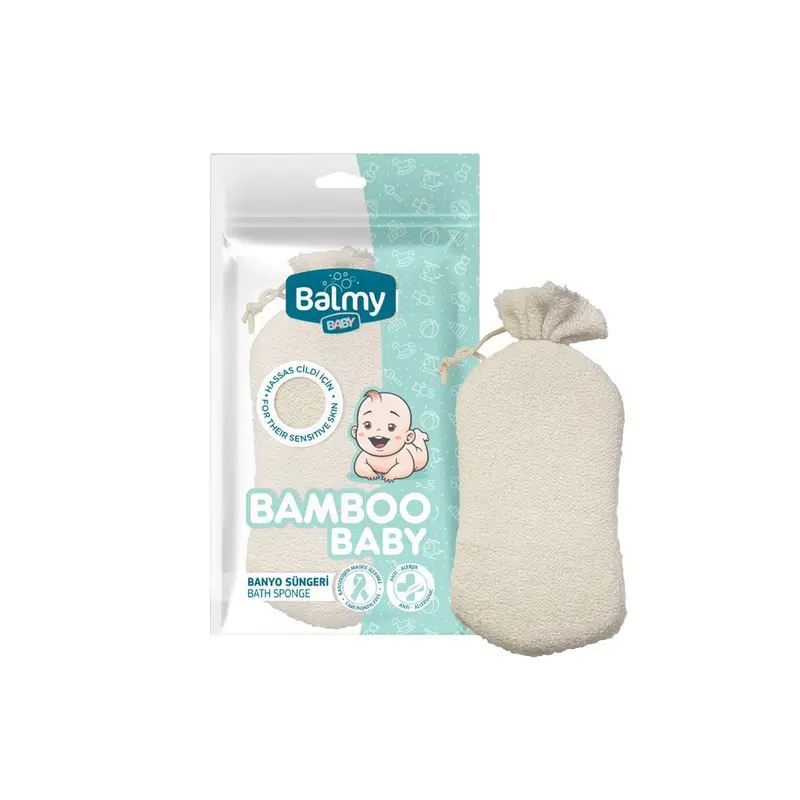 Natural Bamboo Baby Bath Sponge