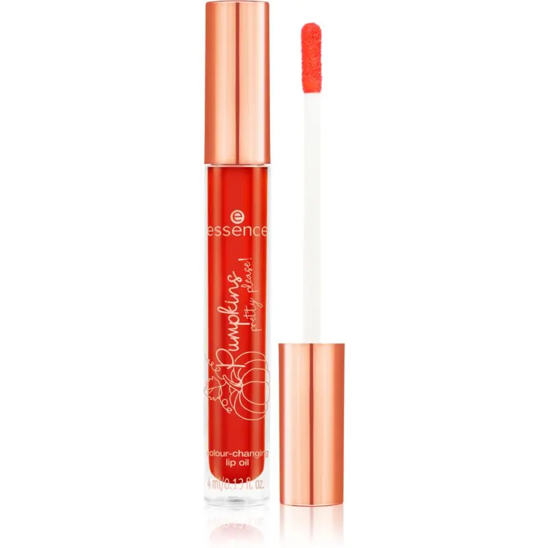 Pumpkins pretty please! colour-changing lip oil