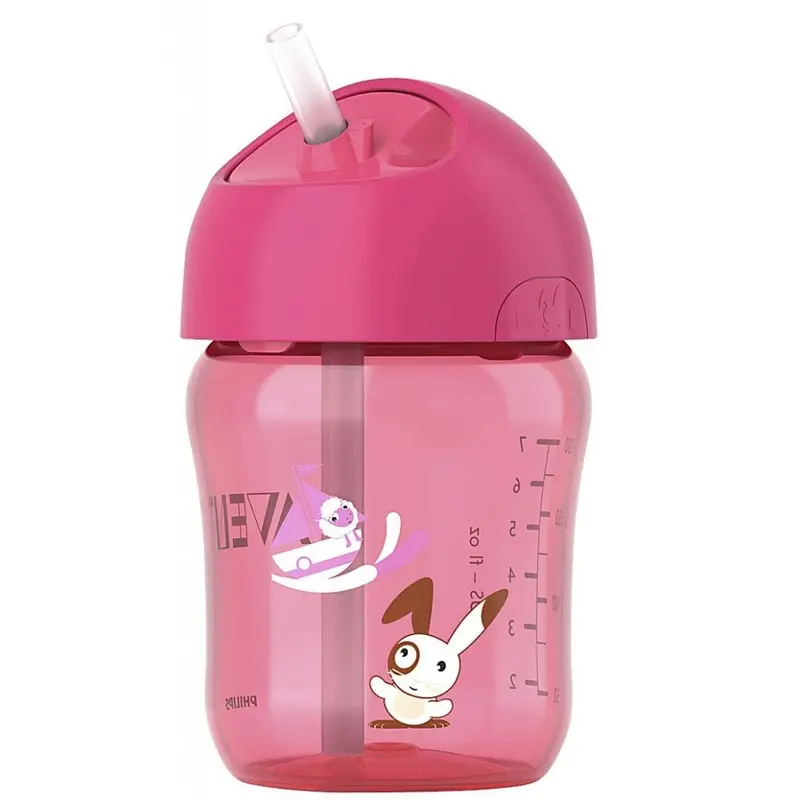 Soft Silicone Straw Cup 12m+ 260ml