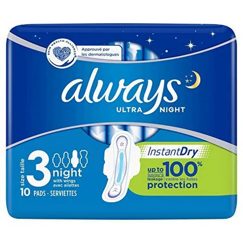 Always Ultra Night Napkins Eco Format (1 x 10 unit)